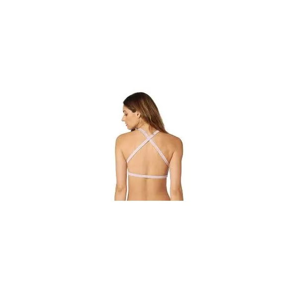 Fox High Neck Halter lila  bikini felső