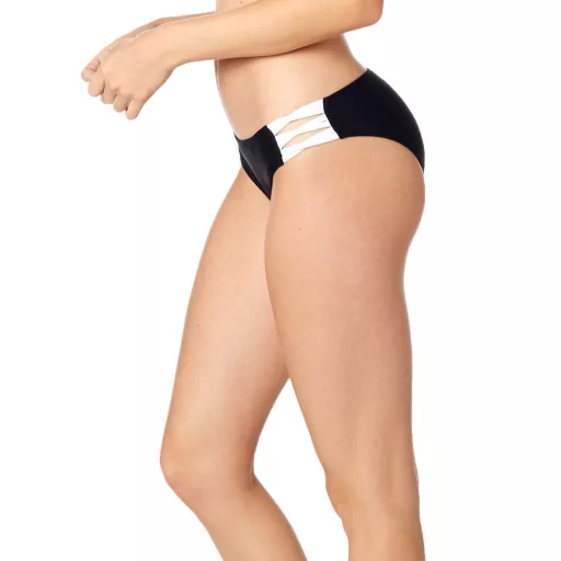 Fox bolt lace up bikini alsó fekete