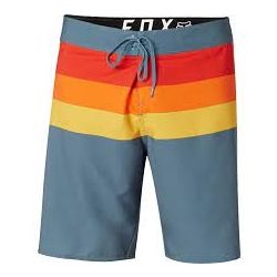 FOX BOARDSHORT DEMO, SZÜRKE-PIROS-NARANCS 38