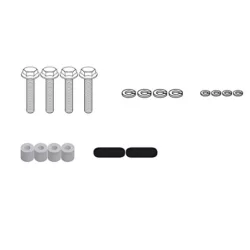   KAPPA ADAPTER KZ2130 KÖZPONTI KONZOL FELSZERELÉSÉHEZ AZ EREDETI YAMAHA MT-07 TRACER '16-'19, TRACER 7/7 GT '20-'24 OLDALKONZOLOKKAL EGYÜTT