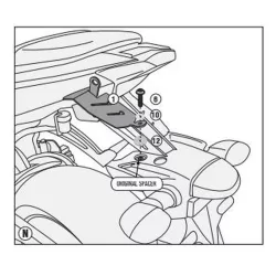   KAPPA ADAPTER TE2140K OLDALKONZOL FELSZERELÉSÉHEZ KZ2140 KÖZPONTI KONZOL HASZNÁLATA NÉLKÜL