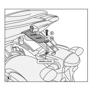 KAPPA ADAPTER TE2140K OLDALKONZOL FELSZERELÉSÉHEZ KZ2140 KÖZPONTI KONZOL HASZNÁLATA NÉLKÜL
