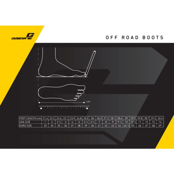 Gaerne SG Junior cross csizma, szürke-fluo