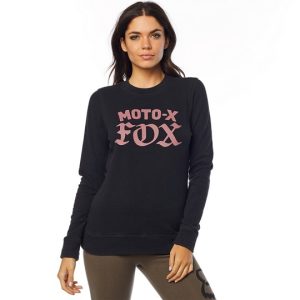 Fox Moto-X crew Hoody pulóver vintage fekete S méret