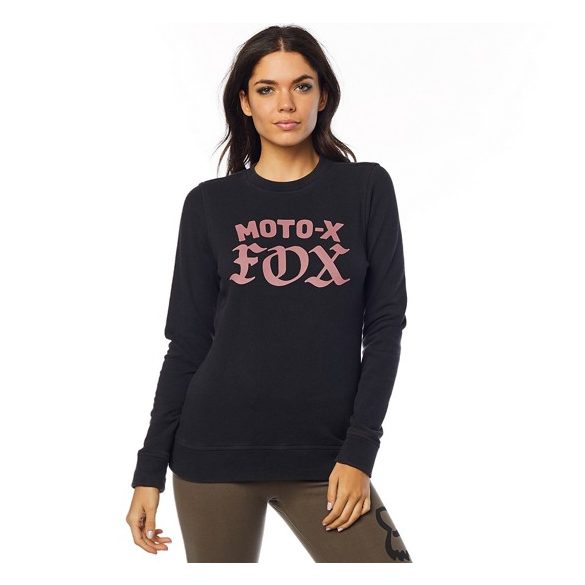 Fox Moto-X crew Hoody pulóver vintage fekete S méret