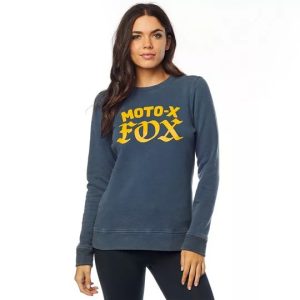 FOX MOTO-X CREW HOODY PULÓVER KÉK XS MÉRET