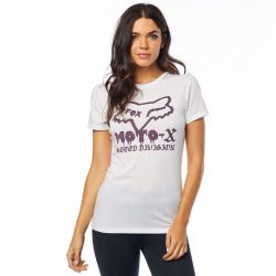 Fox Girl T-Shirt Dips Crew white