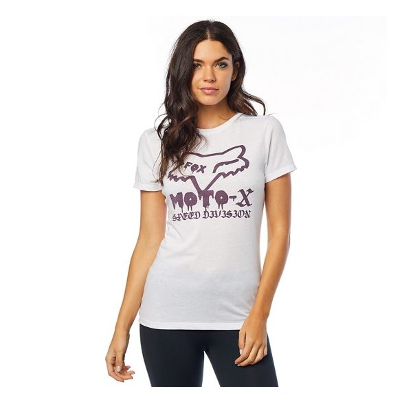 Fox Girl T-Shirt Dips Crew white M méret