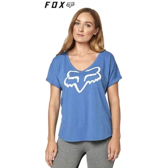 Fox girl responded v - nyakú PÓLÓ,kék