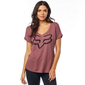Fox Girl T-Shirt Responded V-Neck bordó XS MÉRET