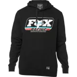 Fox Throwback Black kapucnis pulóver,