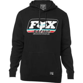 Fox Throwback Black kapucnis pulóver,