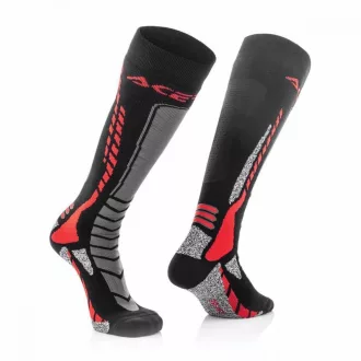 Acerbis MX pro sport Zokni,fekete/piros