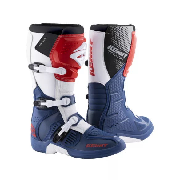 Kenny racing track blue-white-red csizma