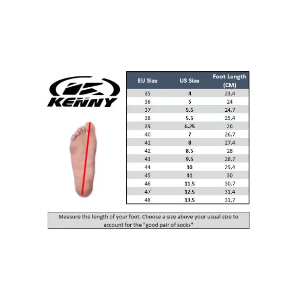 Kenny racing track blue-white-red csizma