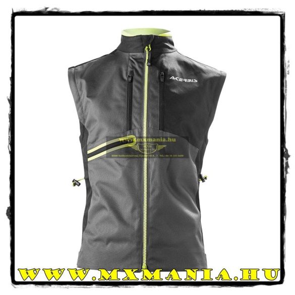 Acerbis Enduró kabát, Fekete-Fluo sárga színben