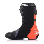 Alpinestars Racing  Supertech R  motoroscsizma, fekete-fehér-piros