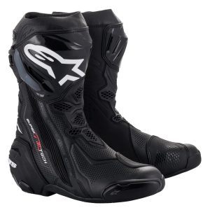 ALPINESTARS RACING  SUPERTECH R  VENTED motoroscsizma, FEKETE
