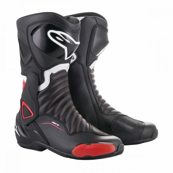 Alpinestars racing S-MX6 V2 fekete-piros csizma