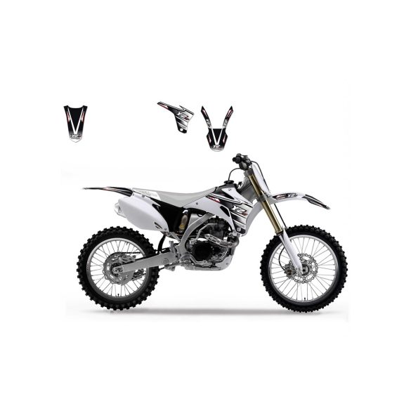 Blackbird Yamaha Graphic kit, White plastic, YZF 250-450  06-09