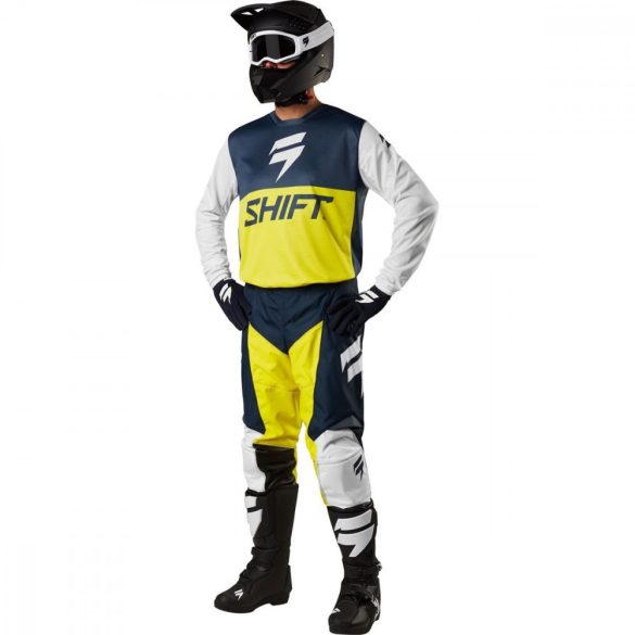 Shift White Label GP Black-Fluoyellow nadrág