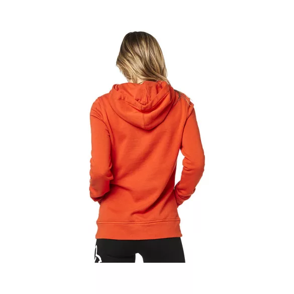 Fox Centered PO Atomic orange kapucnis pulóver S méret