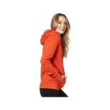 Fox Centered PO Atomic orange kapucnis pulóver S méret