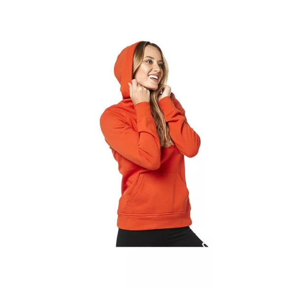 Fox Centered PO Atomic orange kapucnis pulóver S méret