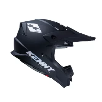 Kenny Racing track solid matt fekete holographic bukósisak