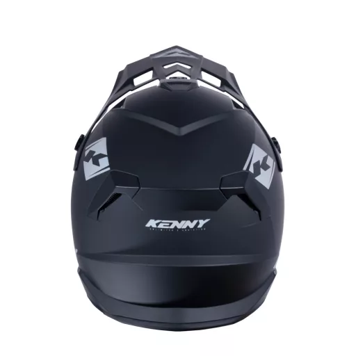 Kenny Racing track solid matt fekete holographic bukósisak