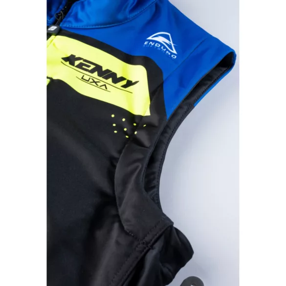 Kenny racing softshell enduro/adventure blue-yellow kabát