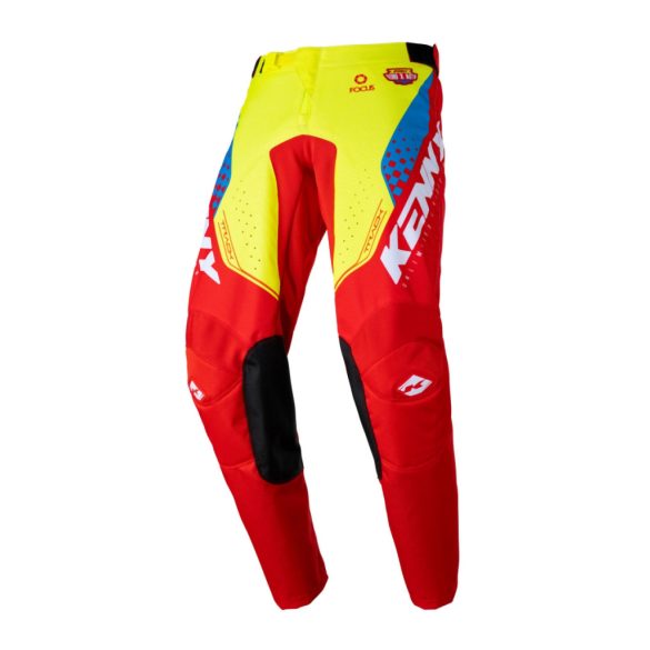 Kenny Racing track focus red-yellow nadrág