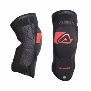 Acerbis Soft 3.0 térdvédő.FEKETE-PIROS