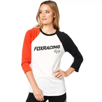 Fox struck hosszú ujjú póló, fehér s méret