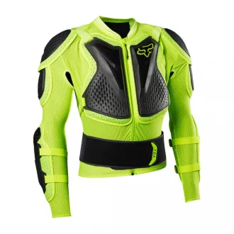 Fox titan race protektoring, fluo sárga/fekete