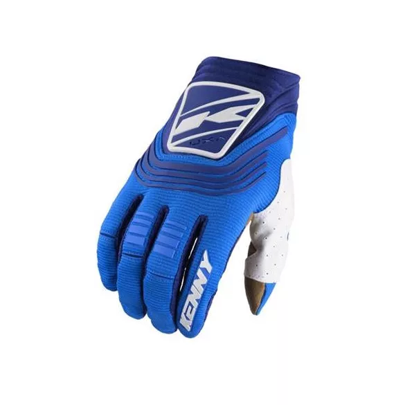 KENNY RACING CROSS/ENDURO KESZTYŰ TITÁNIUM KÉK-FEHÉR