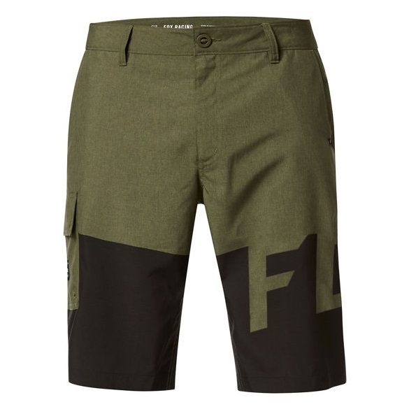 Fox Essex Tech Print Short, Oliver green 32