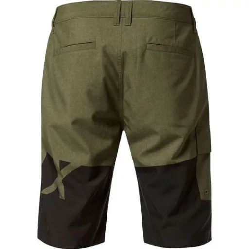 Fox essex tech print short, oliver zöld 32