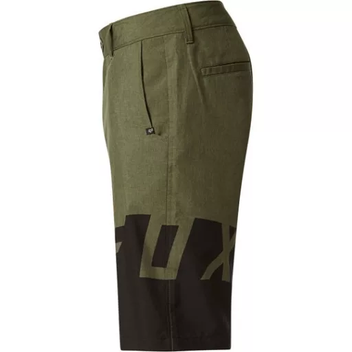 Fox essex tech print short, oliver zöld 32