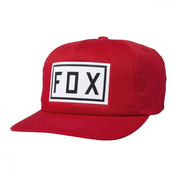 Fox Snapback Cap Drive Train red sapka