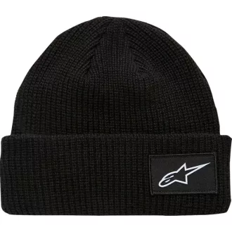   Alpinestars Unload bordázott, felhajtott peremű kötött sapka (fekete)