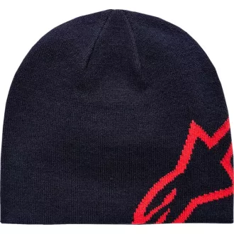   Alpinestars Corp Shift kötött sapka (sötétkék-élénkpiros)