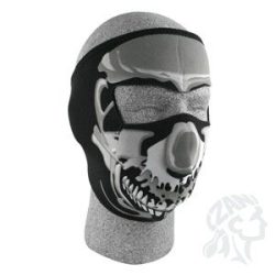 Zan Headgear neoprém maszk, Chrome Skull