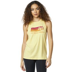 Fox Drifter Tank Pale Yellow,NŐI TRIKÓ, XS