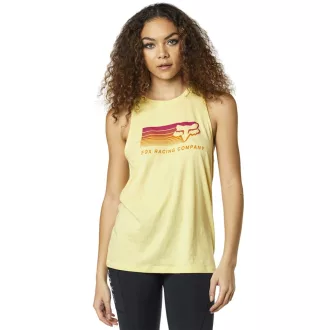 Fox drifter tank pale sárga,NŐI trikó, xs