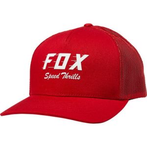 Fox speed thrills trucker sapka, piros-fehér