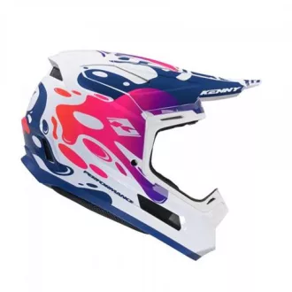   Kenny Racing Performance ERT Graphic Fluid cross/enduro bukósisak fehér/kék/rózsaszín XL (61-62 cm)