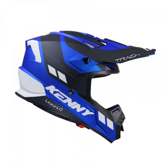 Kenny racing track graphic candy blue bukósisak