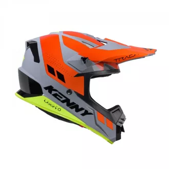 Kenny Racing track graphic narancs bukósisak xl méretben