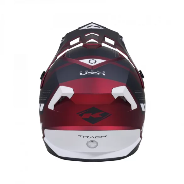 Kenny racing track graphic candy red bukósisak